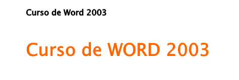 Descargar Curso Word 2003